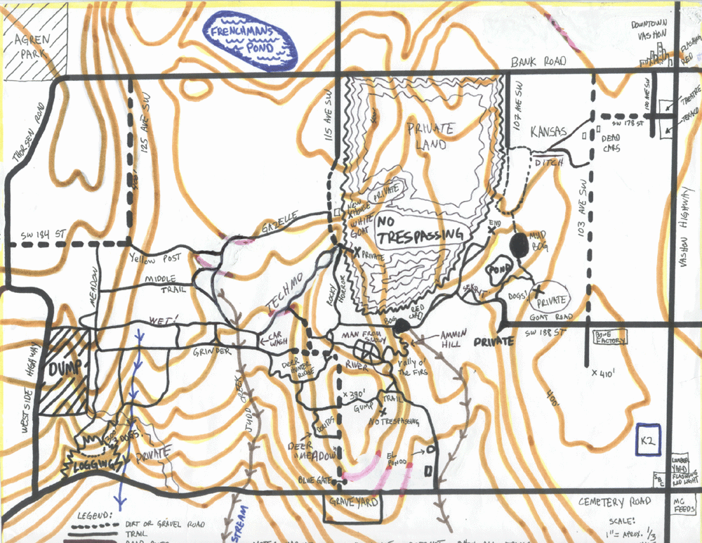 Vashon Island Map Printable